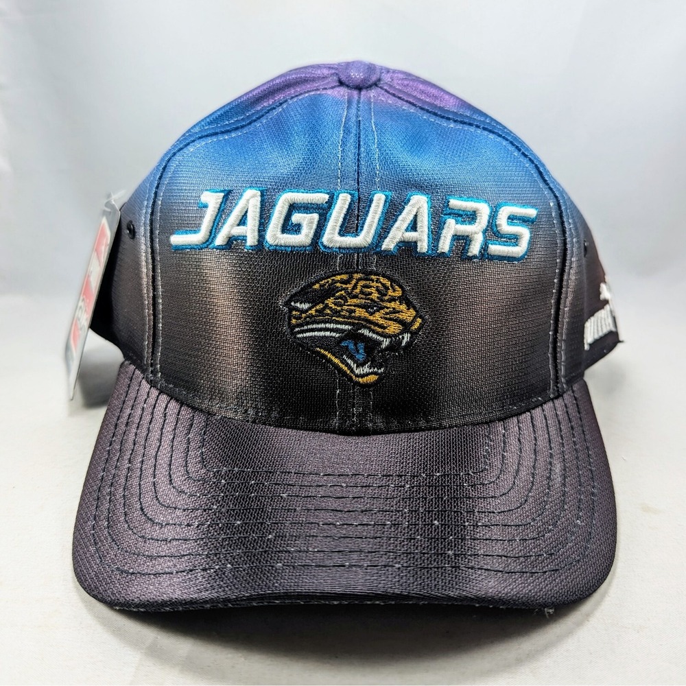 VTG Jacksonville Jaguars Football Puma 90s NFL Pro Line Strapback Hat NWT NOS DS